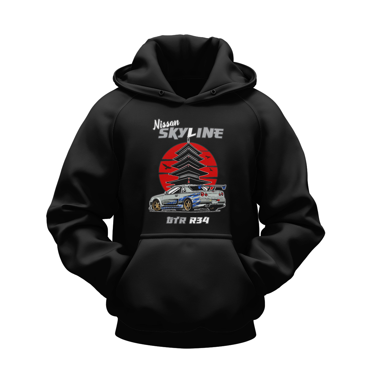 nissan skyline gtr r34 drift machine digital graphic Hoodies nissan skyline gtr r34 drift machine digital graphic Hoodies DTF Sticker all over print sublimated polo shirt