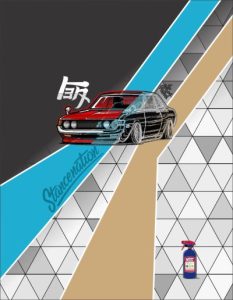The Golden Era shirt with a classic Toyota Celica and blue Toyota Corolla KE70 and Japanese text JDM Legends Shirt
