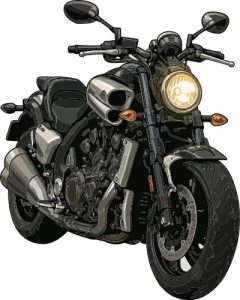 design of The VMAX Codex, a vintage-style Yamaha Hoodie Pakistan.