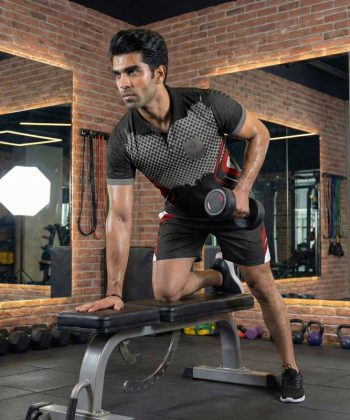 havoc sublimated polo shirt shorts twinset coord set pakistan male model front view