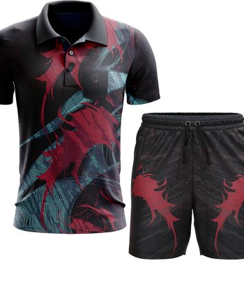 Front view of the Spawn Polo and Shorts Set Pakistan (Polo and Shorts).