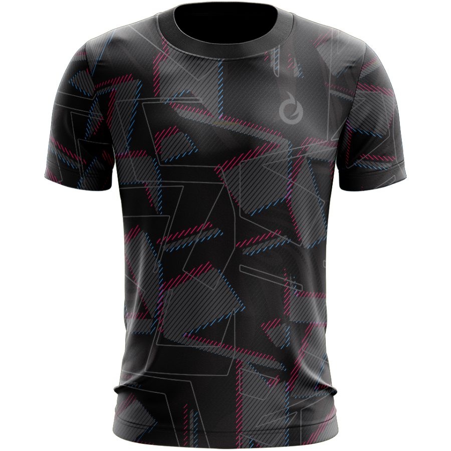 Digital Dimension All Over Print Sports T-Shirt sublimated Half sleeve Front view