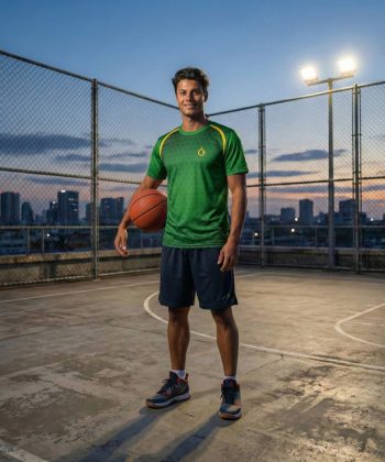 Hexa-Tech All Over Print Sports T-Shirt sublimated Half sleeve Front view