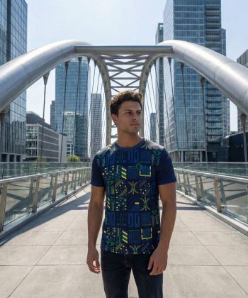 Mainframe All Over Print Sports T-Shirt sublimated Half sleeve Front view