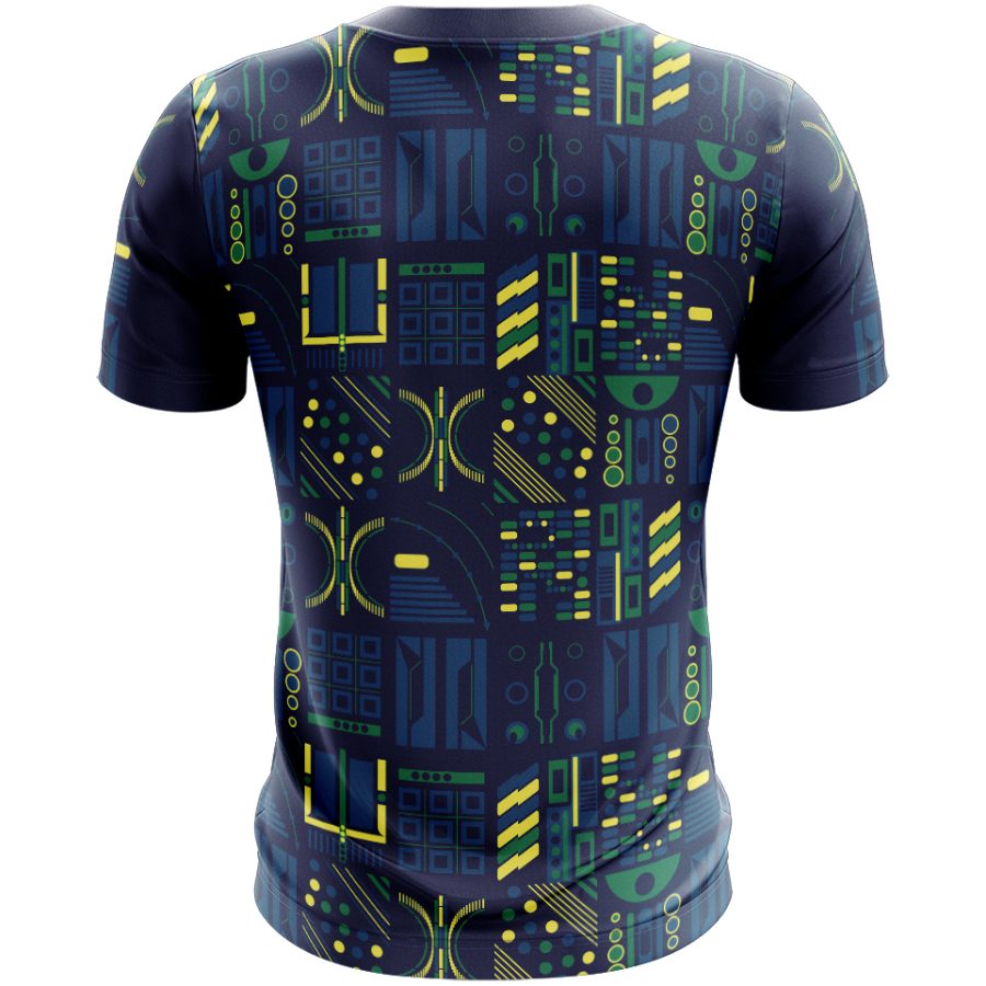 Mainframe All Over Print Sports T-Shirt sublimated Half sleeve back view