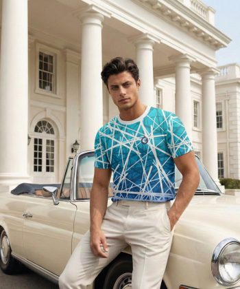 Net Breaker All Over Print Sports T-Shirt sublimated Half sleeve Front view