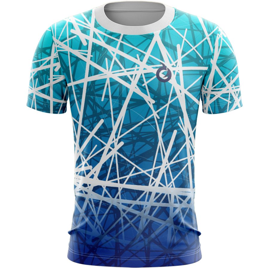 Net Breaker All Over Print Sports T-Shirt sublimated Half sleeve Front view