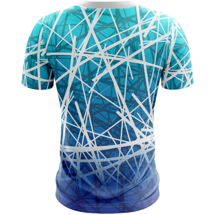 Net Breaker All Over Print Sports T-Shirt sublimated Half sleeve back view