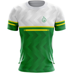 SMALL Heritage Green All Over Print Sports T-Shirt sublimated Half sleeve Front view