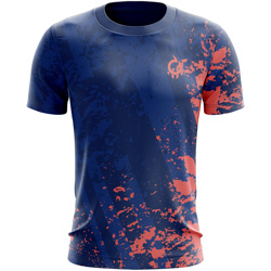 SMALL Splatter Strike All Over Print Sports T-Shirt sublimated Half sleeve Front view