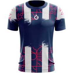 SMALL Sprintex All Over Print Sports T-Shirt sublimated Half sleeve Front view