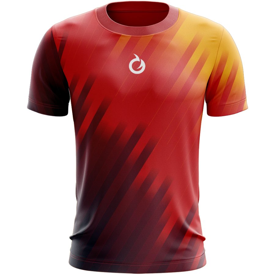 Solar All Over Print Sports T-Shirt sublimated Half sleeve Front view