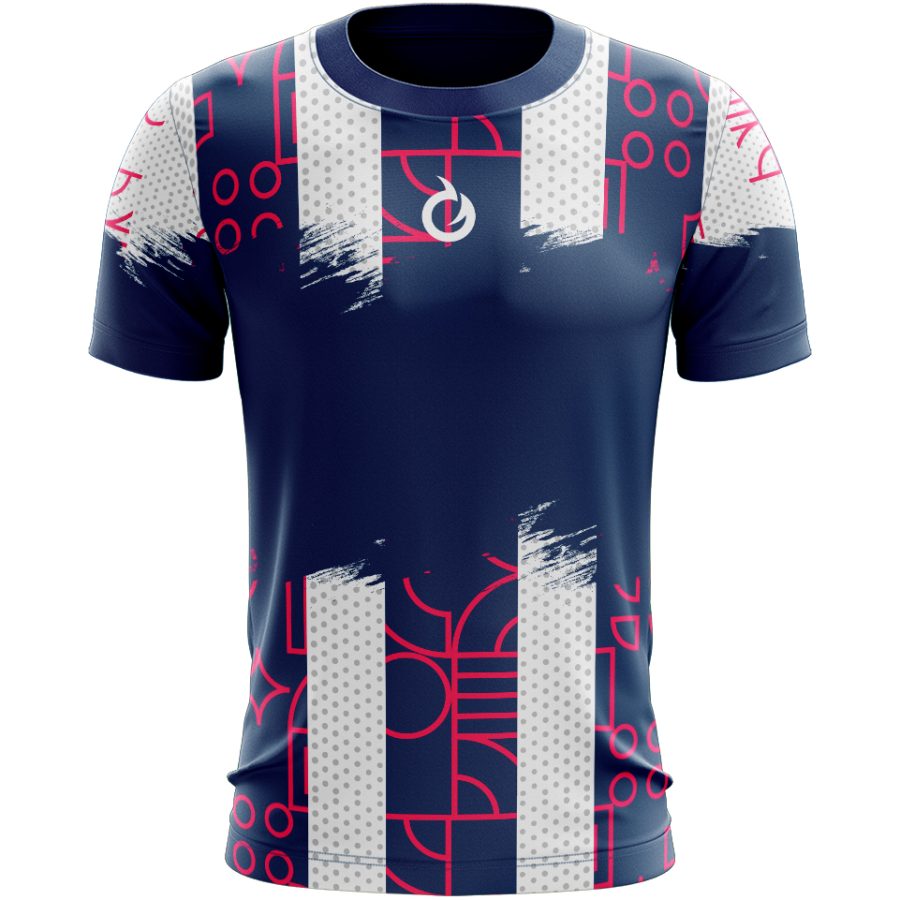 Sprintex All Over Print Sports T-Shirt sublimated Half sleeve Front view
