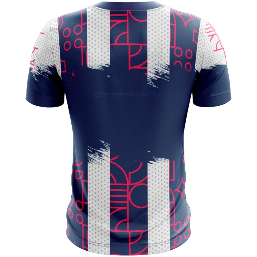 Sprintex All Over Print Sports T-Shirt sublimated Half sleeve back view