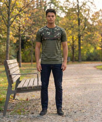 Tactical Ranger All Over Print Sports T-Shirt sublimated Half sleeve Front view