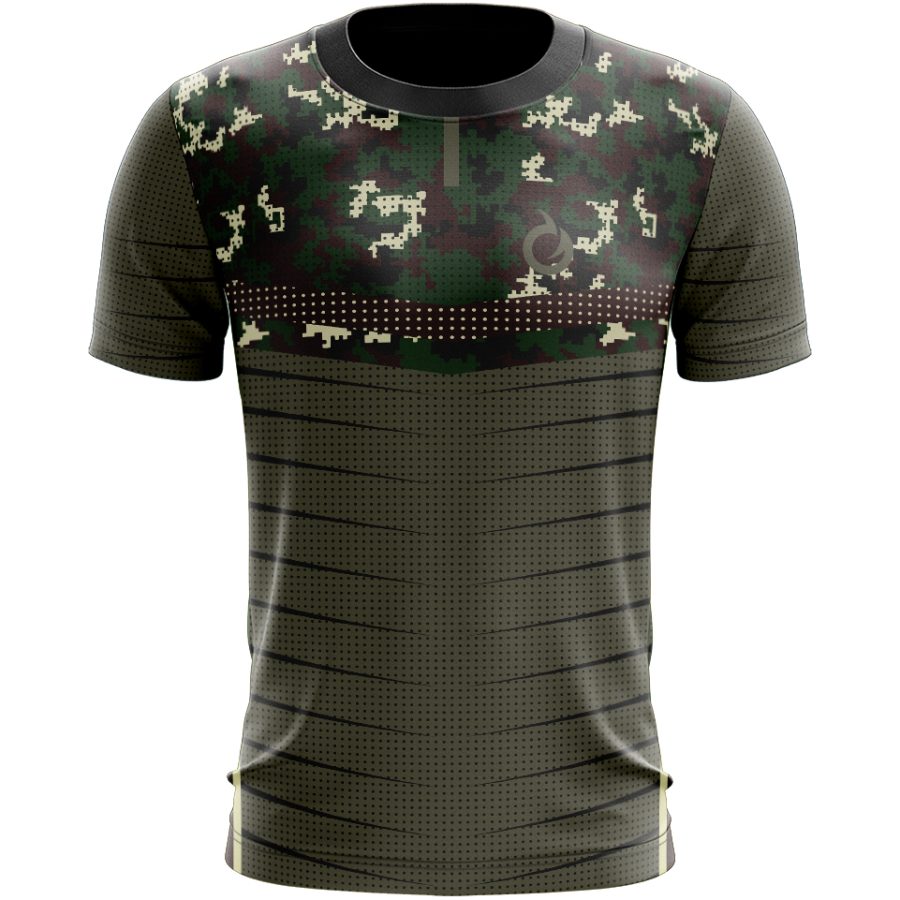 Tactical Ranger All Over Print Sports T-Shirt sublimated Half sleeve Front view