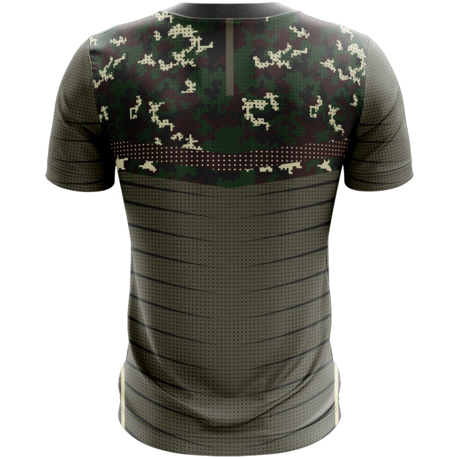 Tactical Ranger All Over Print Sports T-Shirt sublimated Half sleeve back view