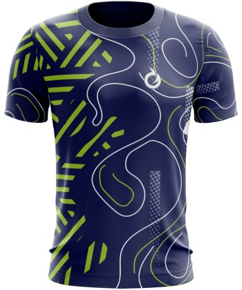 The Navigator All Over Print Sports T-Shirt sublimated Half sleeve Front view