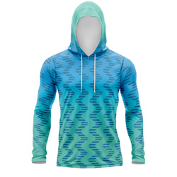 Amplitude Hooded T-Shirt | Slim Fit Lycra Mesh Sports Top
