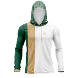 Angula Hooded T-Shirt | Slim Fit Lycra Mesh Sports Top
