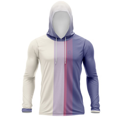 Aniline Hooded T-Shirt | Slim Fit Lycra Mesh Sports Top