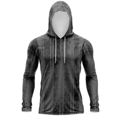 All Over Print Sublimated Onyx Hooded T-Shirt – Slim Fit