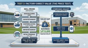 Factory-Direct Value (The Price Test)